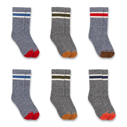 Junior - MW Camp Crew Sock 6 Pack