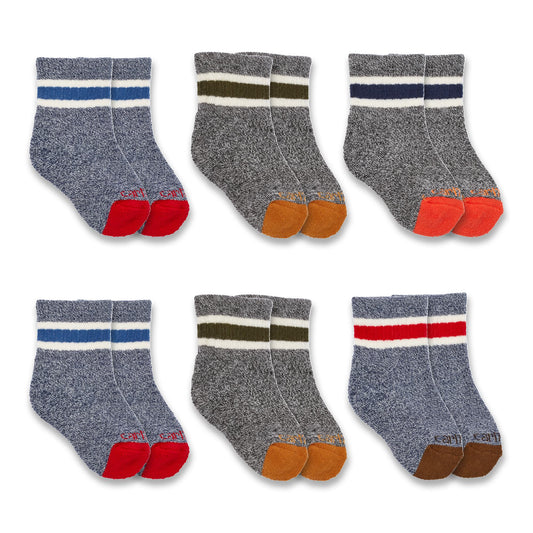 Toddler - Midweight Camp Crew Sock 6 Pack