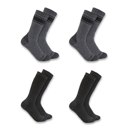 Mens - HW Crew Sock 4 Pack