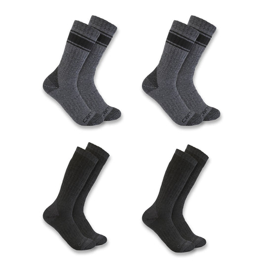 Mens - HW Crew Sock 4 Pack