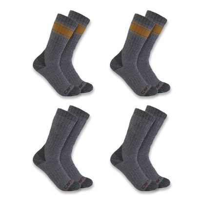 Mens - HW Crew Sock 4 Pack