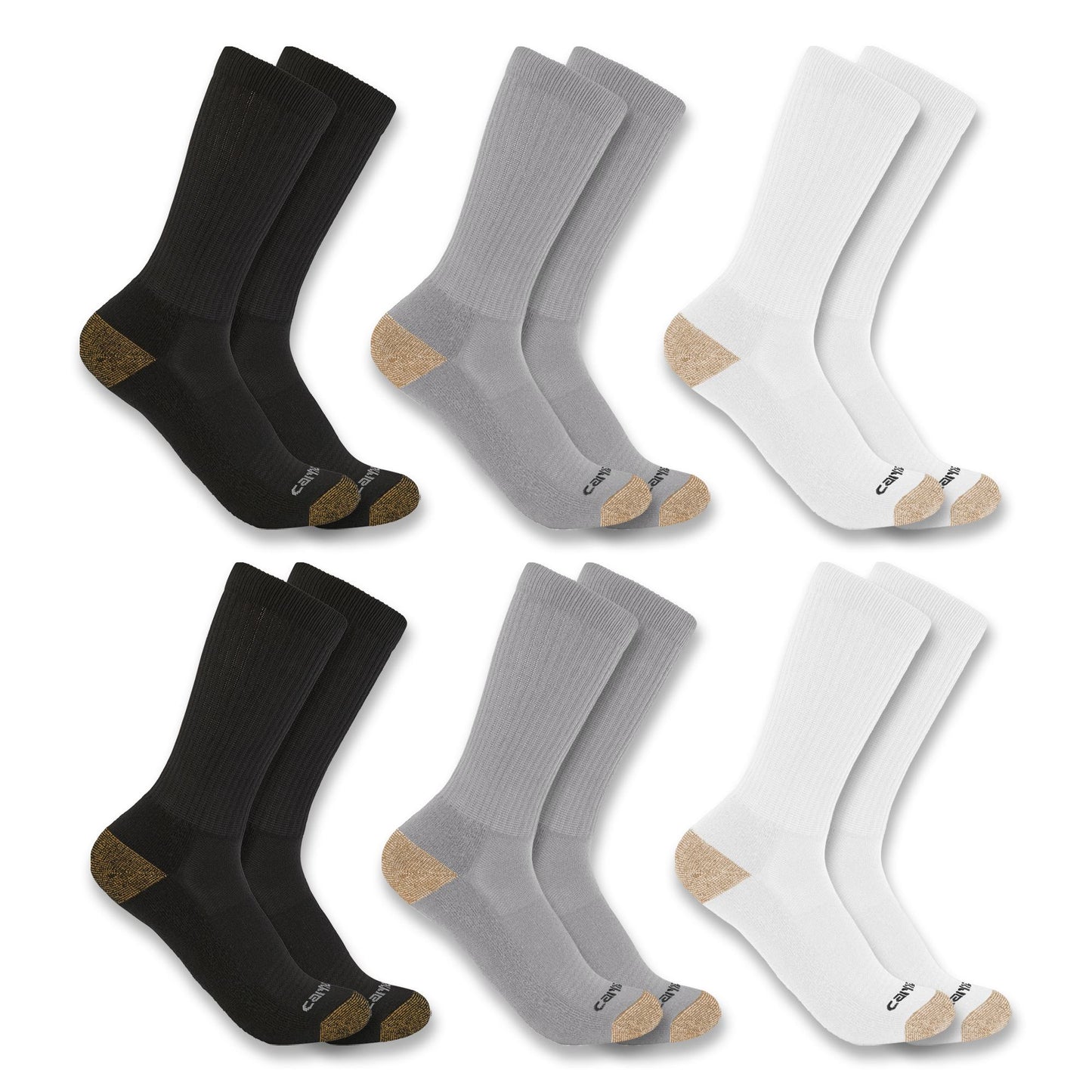 .Midweight Crew Sock 6 Pack