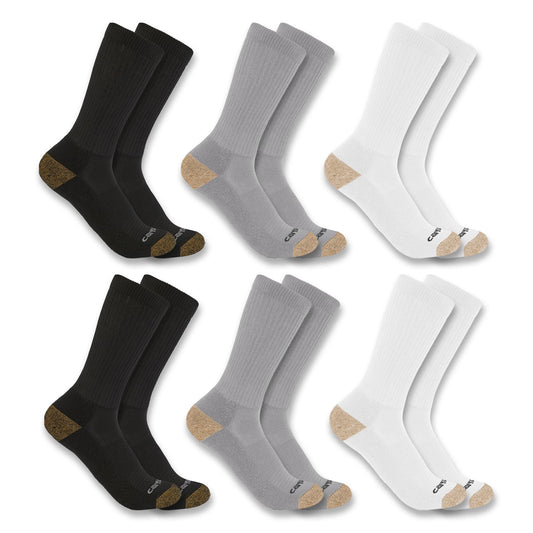 .Midweight Crew Sock 6 Pack