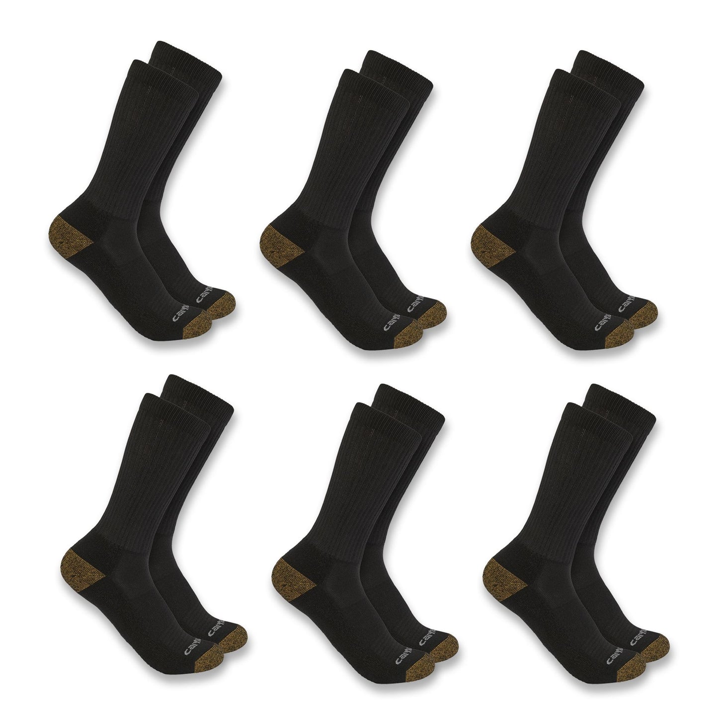 .Midweight Crew Sock 6 Pack