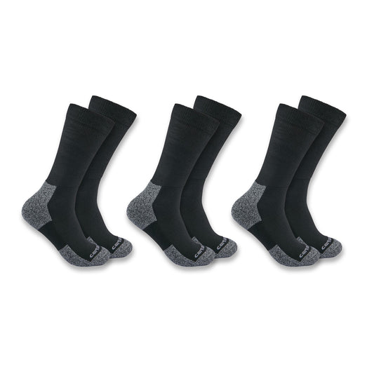 Mens - Lightweight Stretch Top Crew Sock 3 Pack