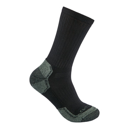 Womens - Midweight Cotton Blend Crew Sock 3 Pack