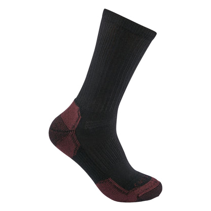 Womens - Midweight Cotton Blend Crew Sock 3 Pack
