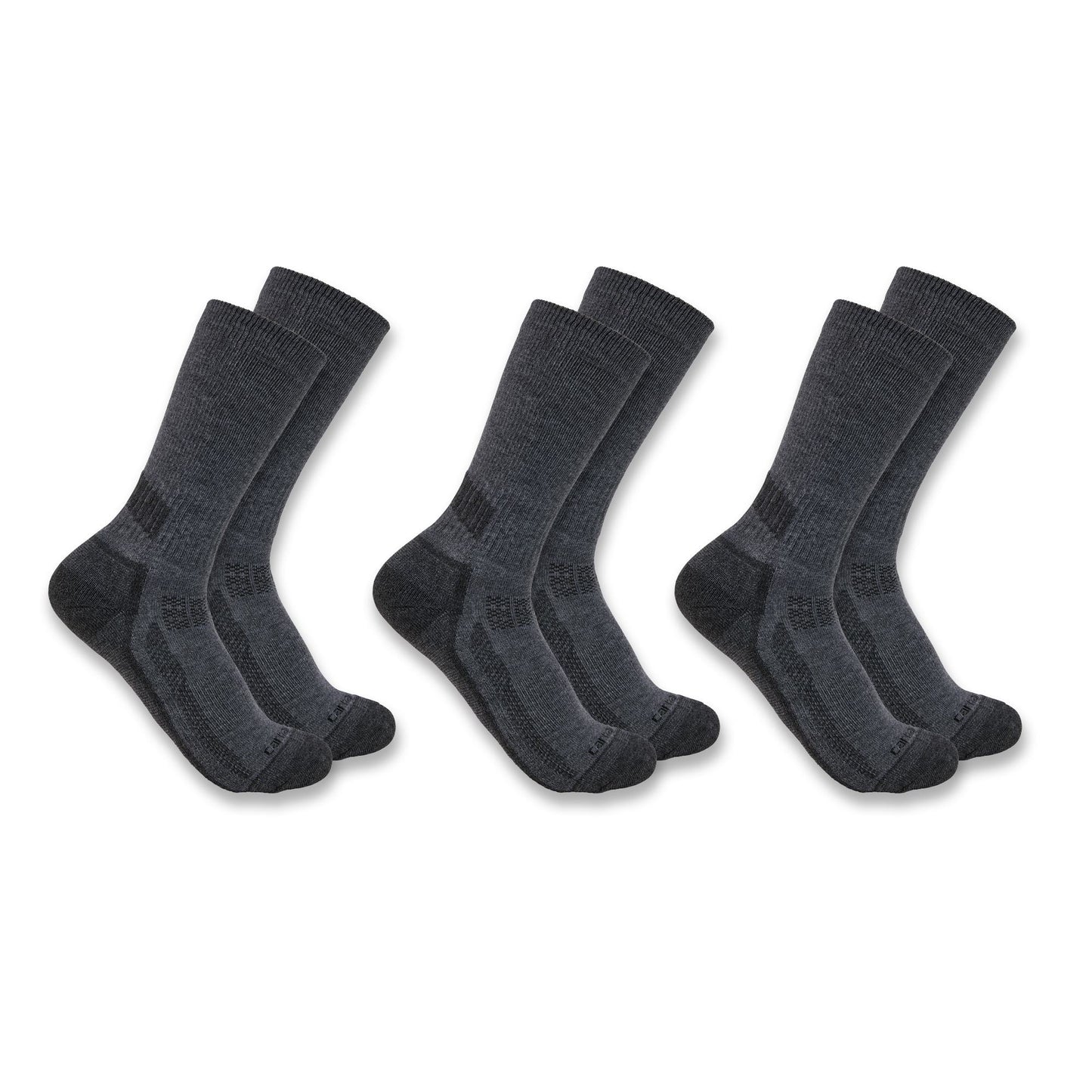Mens - Force Midweight Crew Sock 3 Pack