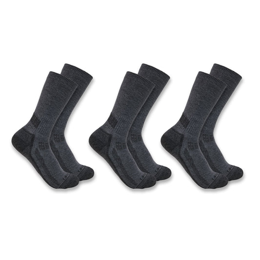 Mens - Force Midweight Crew Sock 3 Pack