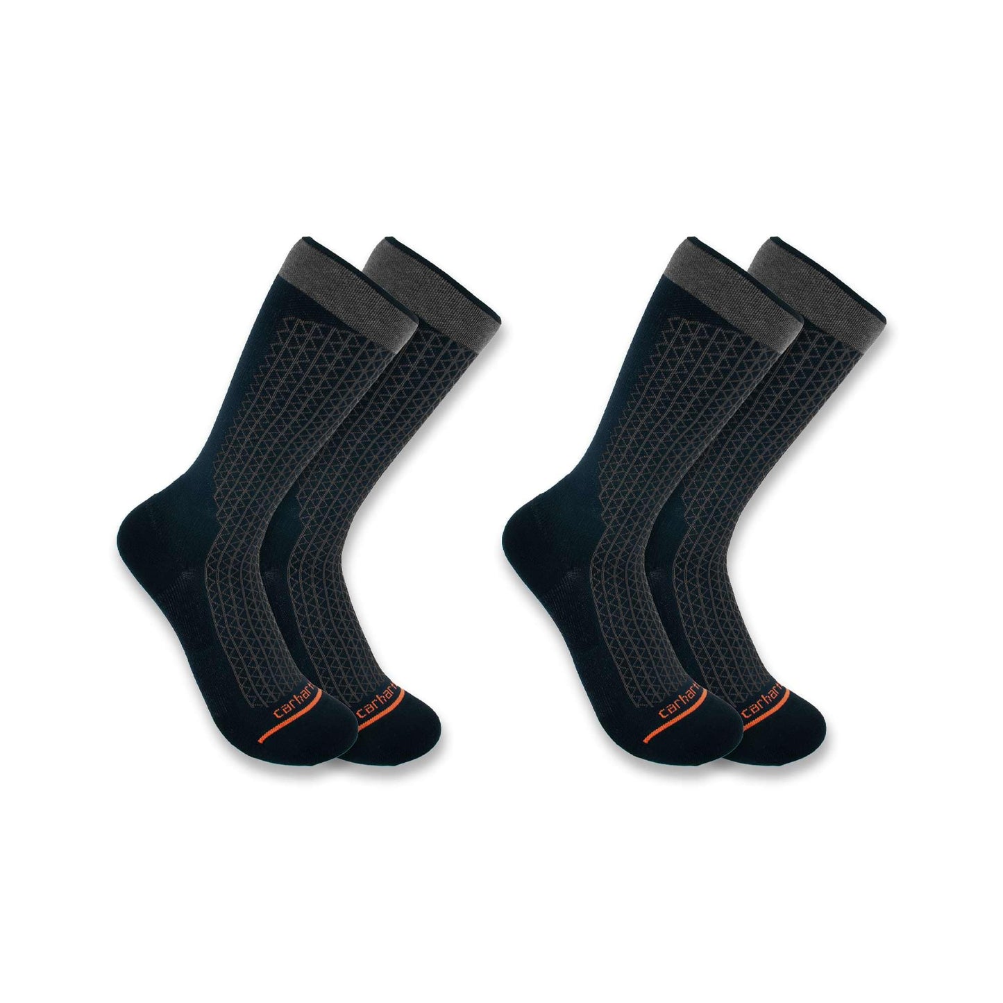 Mens - Lightweight Durable Crew Sock 2 Pack