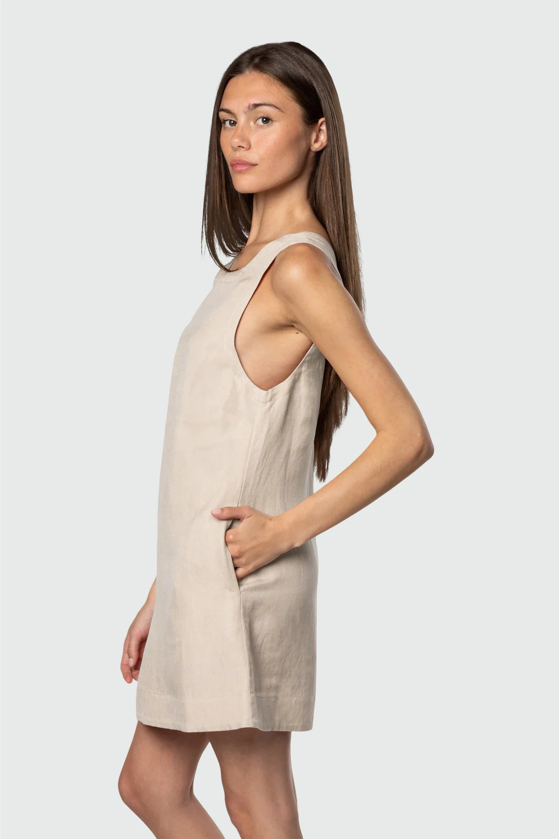 Scoop Back Mini Dress