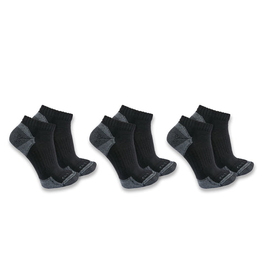 Mens - Midweight Cotton Blend Low Cut Sock 3 Pack