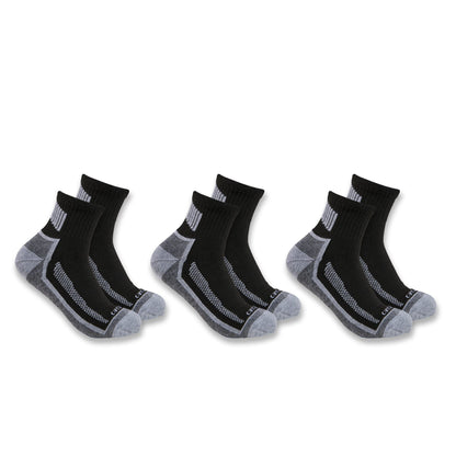 Mens - Force MW Quarter Sock 3 Pack