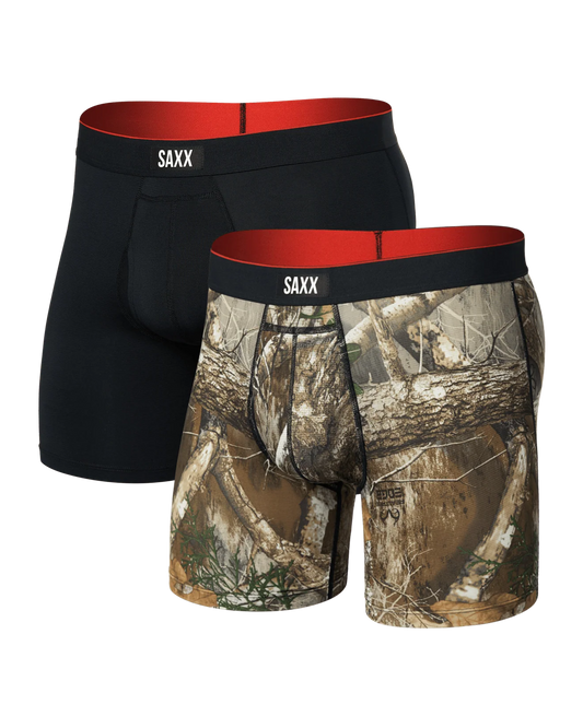 Multi-Sport Mesh Boxer Brief Fly 2 Pack