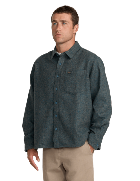 Dayshift Solid Flannel LS