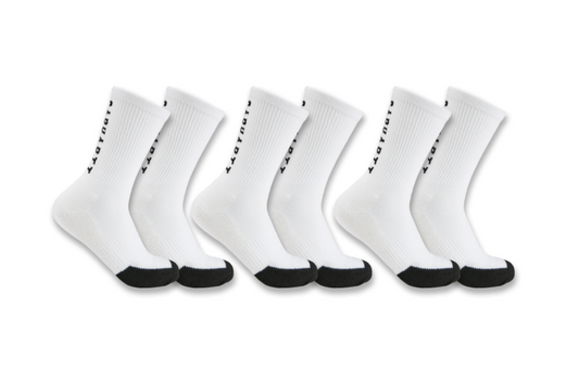 Mens - Force Midweight Logo Short Crew Sock 3 Pack