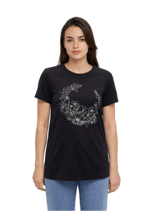 W Evergreen Floral T-Shirt