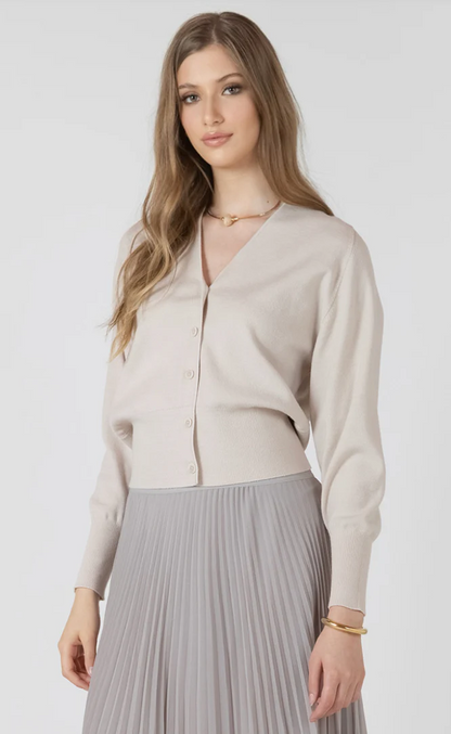 Clean Button Front Cardigan