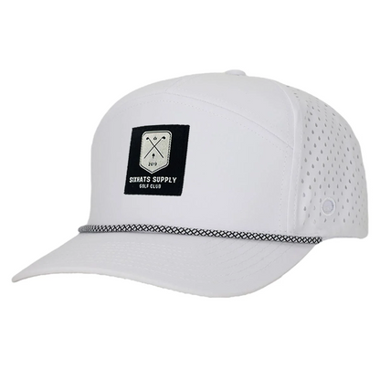 Golf Patch Tradesman Tee Holder Hat - with Magnetic Ball Marker