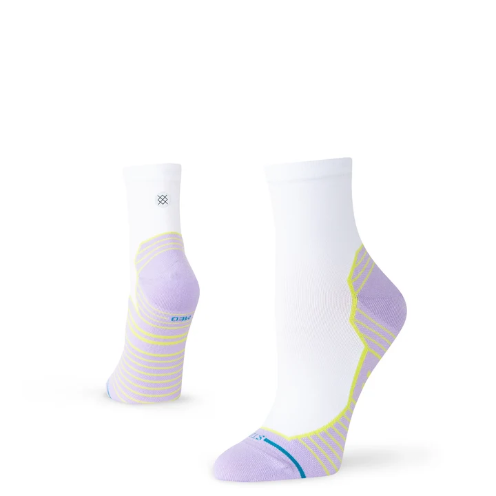 WO Run Orchid UltraLight Quarter Sock