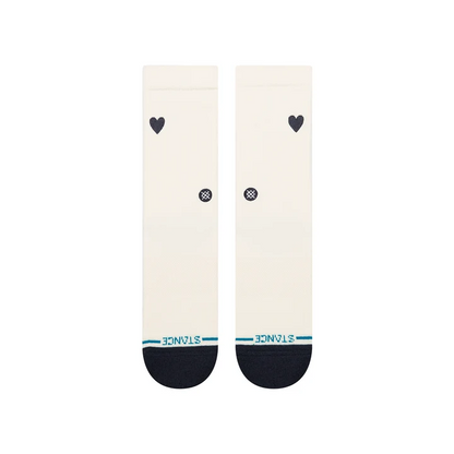 WO Heart Crew Sock