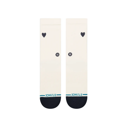 WO Heart Crew Sock