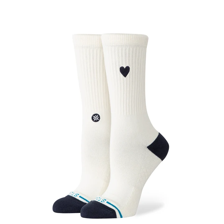 WO Heart Crew Sock