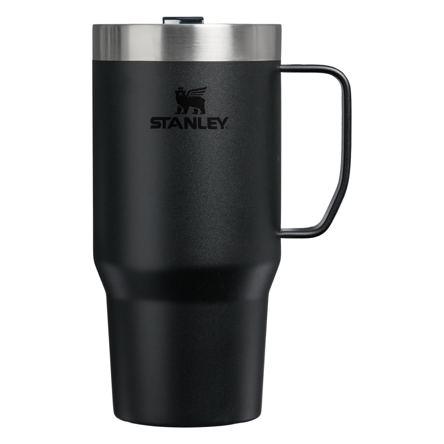 Stanley Everyday Suburban black insulated travel mug with handle and lid