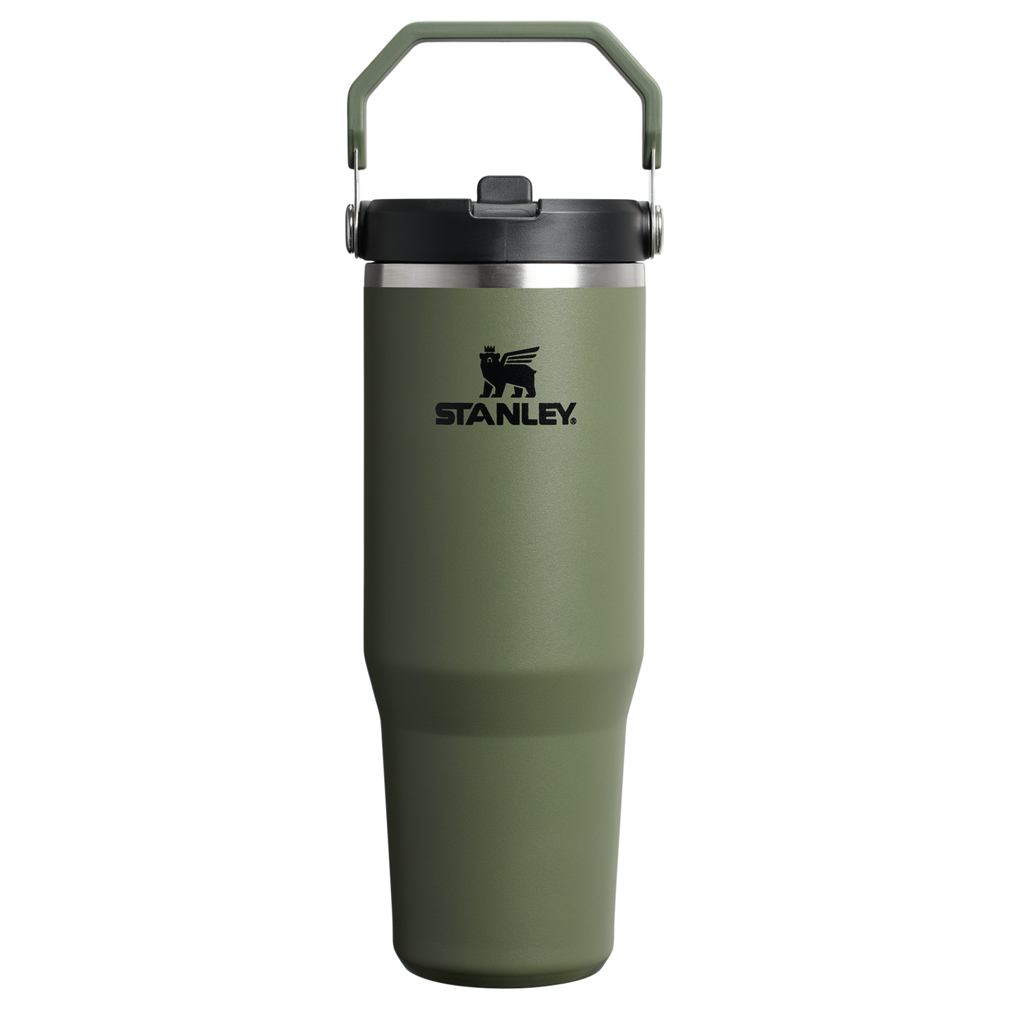Stanley IceFlow Flip Straw 2.0 Tumbler 30oz in Dried Pine olive green
