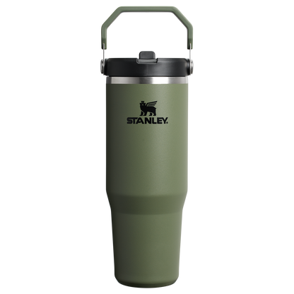 Stanley IceFlow Flip Straw 2.0 Tumbler 30oz in Dried Pine olive green