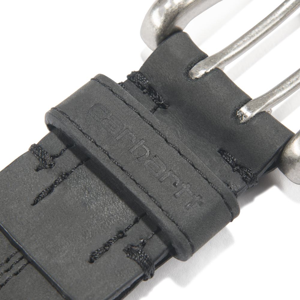 .Saddle Leather Double Prong Perforated Belt