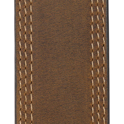 Leather Triple Stitch Belt