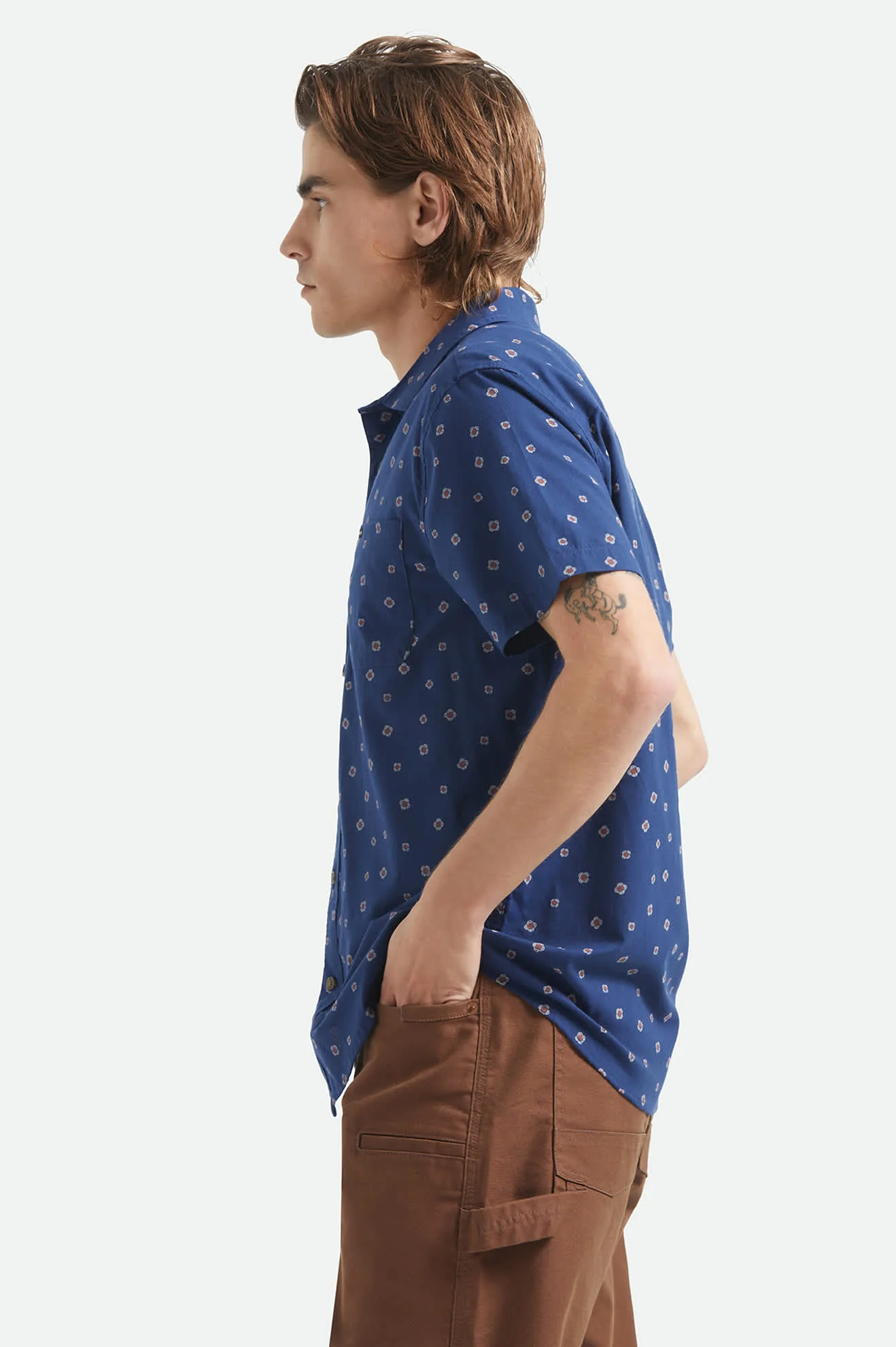 Charter Print Short Sleeve Woven Shirt