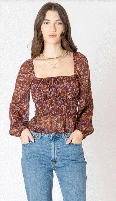 Square Neck Blouse