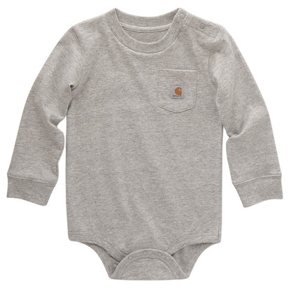 Long-Sleeve Pocket Bodysuit