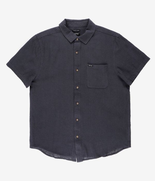 Charter Organic Cotton Linen Blend Short Sleeve Shirt