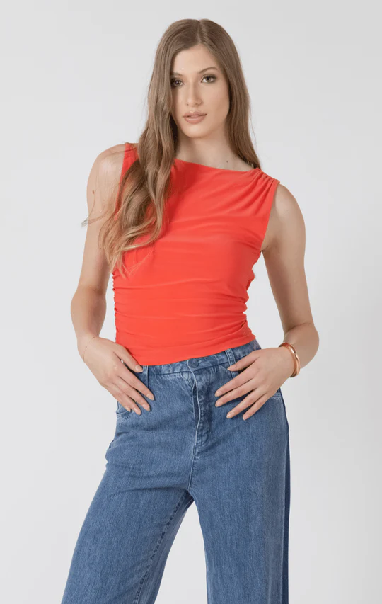 Shirred Detail Tank