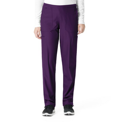 .Flat Front Straight Leg Pant