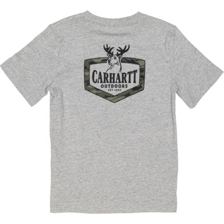 Short-Sleeve Pocket Camo Deer T-Shirt