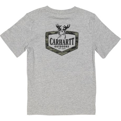 Short-Sleeve Pocket Camo Deer T-Shirt