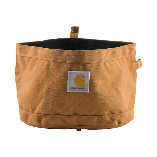 Nylon Duck Travel Dog Bowl - Carhartt Brown