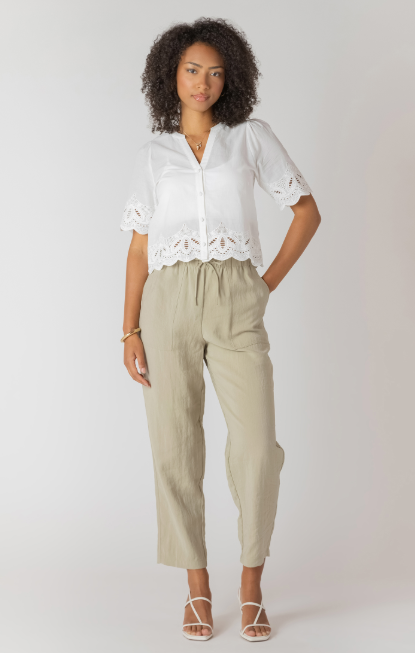 Straight Leg Casual Pant