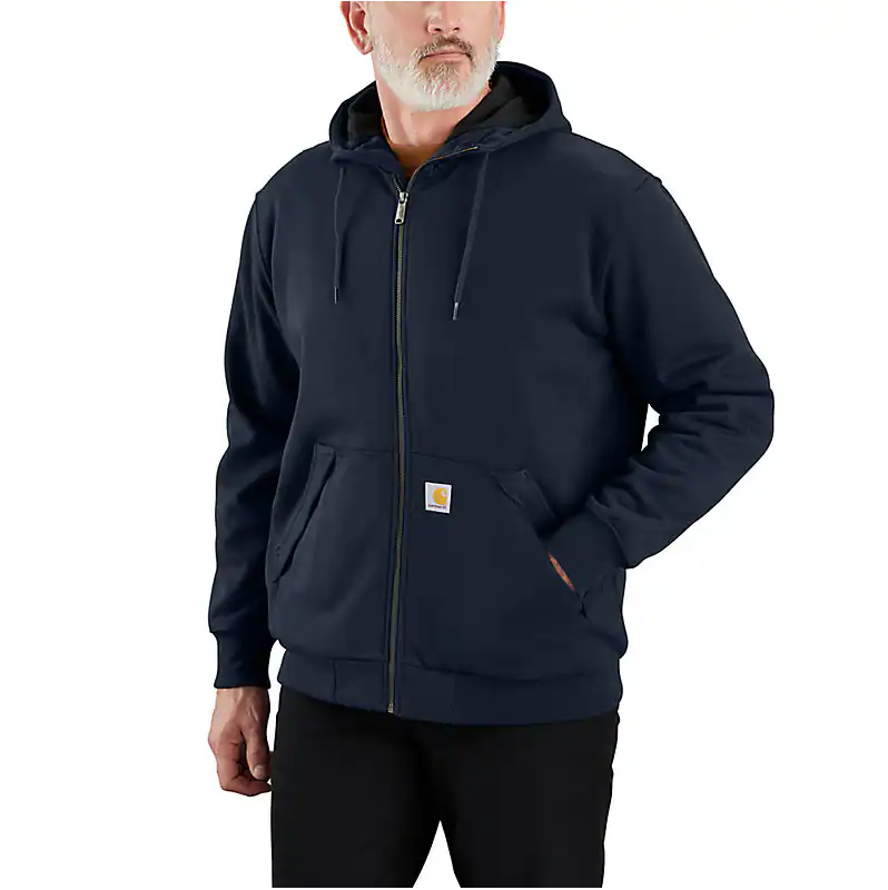 M Rain Defender Loose Fit Midweight Thermal-Lined Full-Zip Sweatshirt - 104078