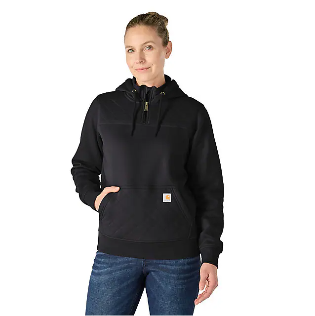 W Paxton Quilted Quarter Zip Sweatshirt - 107753