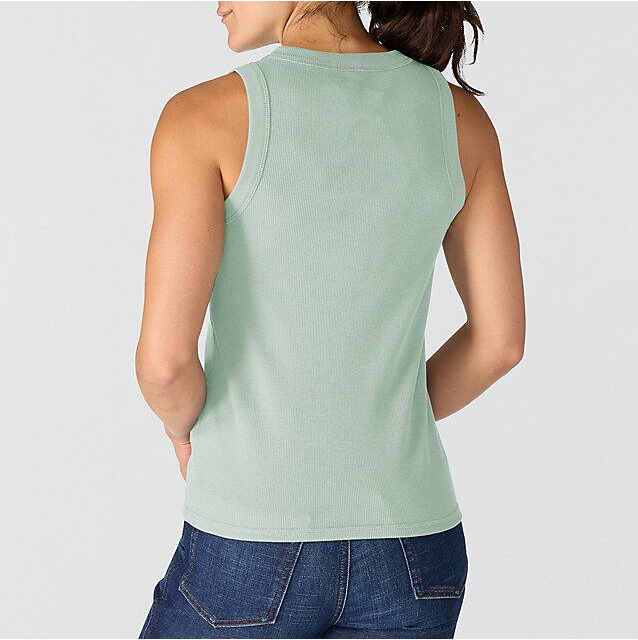 W Tencel Series Relaxed Ribbed Tank - 107481