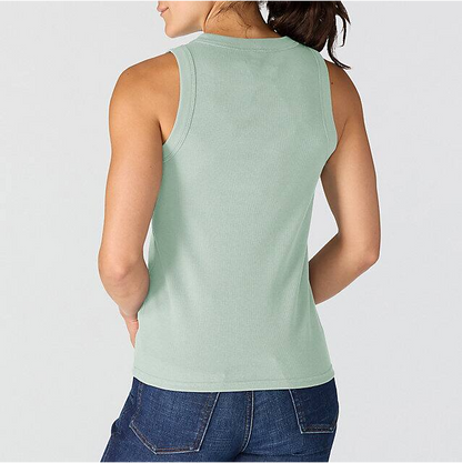 W Tencel Series Relaxed Ribbed Tank - 107481
