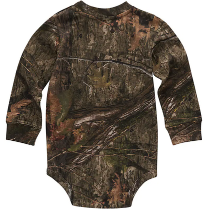 Long-Sleeve Camo Pocket Bodysuit