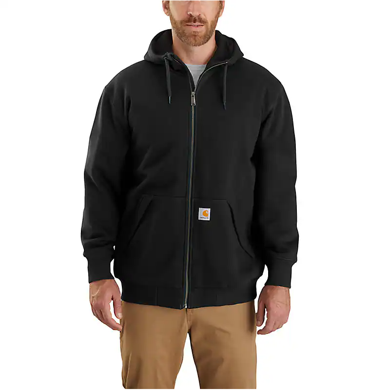 M Rain Defender Loose Fit Midweight Thermal-Lined Full-Zip Sweatshirt - 104078