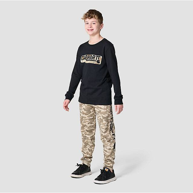 Long-Sleeve Camo Logo T-Shirt