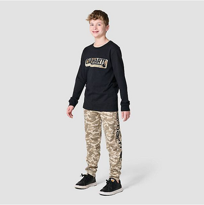 Long-Sleeve Camo Logo T-Shirt